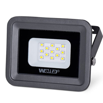 Светодиодный прожектор WOLTA WFL-10W/06W серый  5500K 10Вт SMD IP65 850Лм - Светильники - Прожекторы - Магазин электрооборудования Проф-Электрик